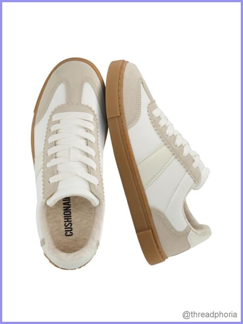Womens Fashion Sneakers with Memory Foam Slip Resistant Outsole Casual Walking